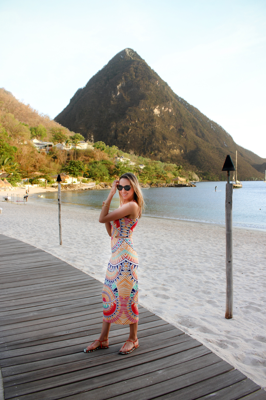 Mara Hoffman Ponte Cutout Printed Dress - Bloomingdale's Exclusive | Illesteva Palm Beach Sand Sunglasses